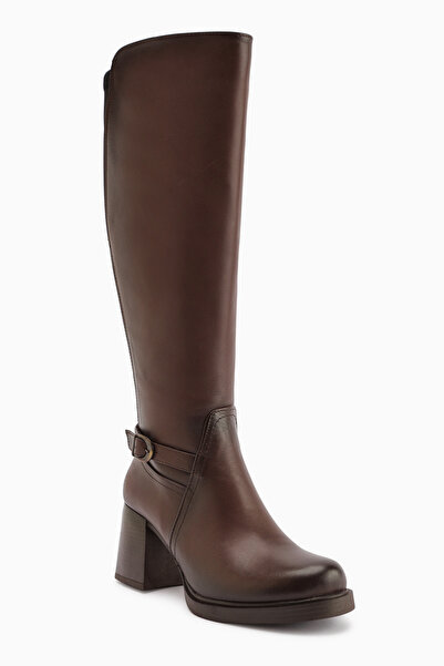Limoya Gerti Brown Heeled Women's Boots