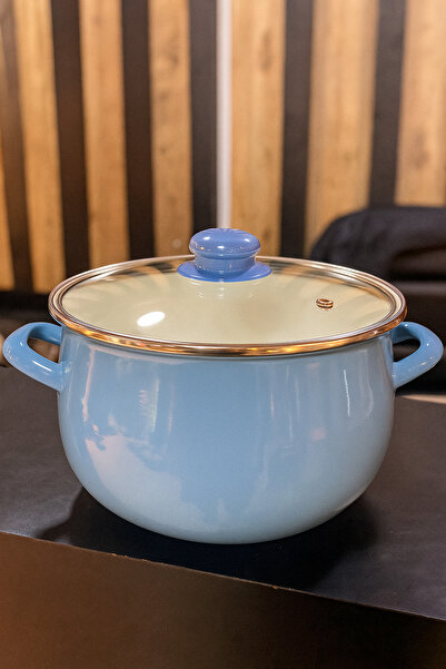 FODİS Alev Emaye Enamel Pot (24 cm - 6 Liters)