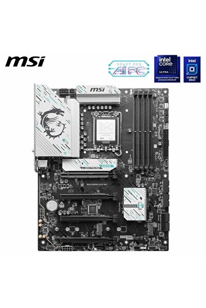 MSI B860 Gaming PLUS WIFI ATX Motherboard (LGA 1851, DDR5, PCIe 5.0, Wi‑Fi 7)