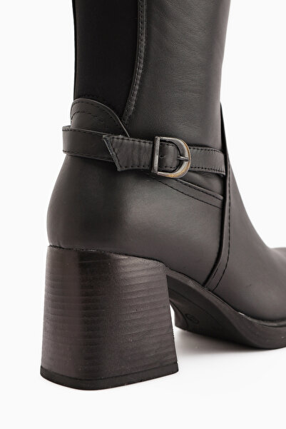 Limoya Gerti Black Heeled Women's Boots