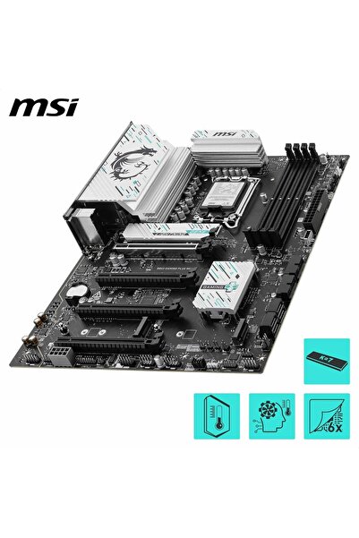 MSI B860 Gaming PLUS WIFI ATX Motherboard (LGA 1851, DDR5, PCIe 5.0, Wi‑Fi 7)