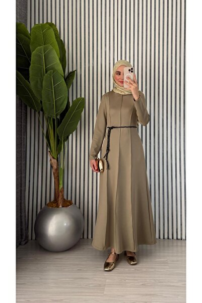 Molly Nelly Γυναικείο φόρεμα με λεπτομέρεια σχεδίασης σκουμπά με λεπτομέρεια ...