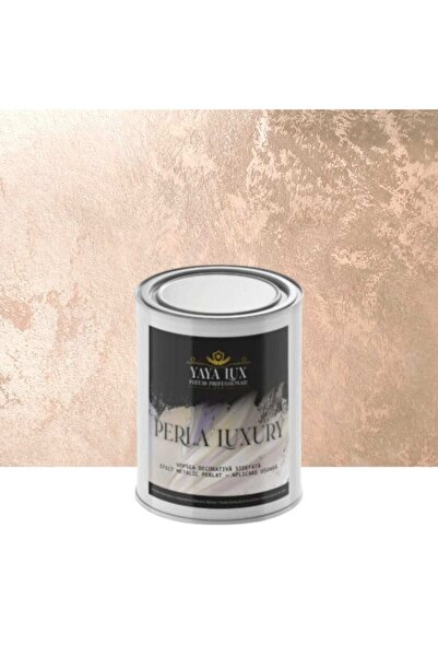 YaYa Color Vopsea decorativa de Lux, Perla Luxury cu Fulgi Perlati, Roz Prafu...