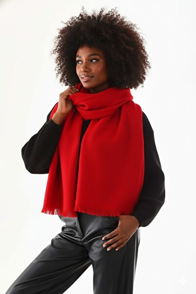 awix Women's Soft Textured Premium Winter Plain Scarf