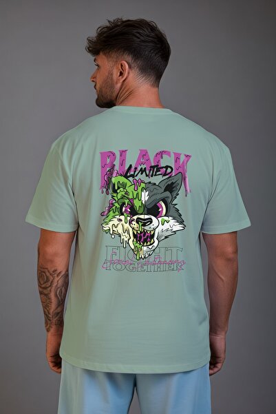 OEM Black Wolf Oversized t-shirt for men