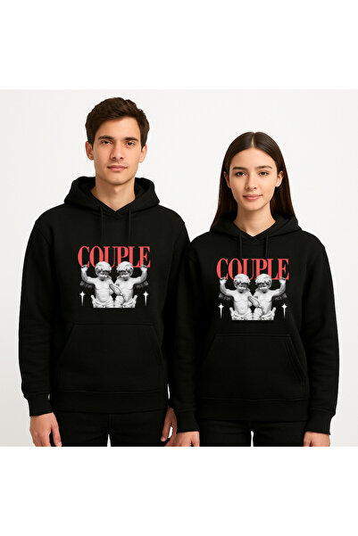 CALKARCOLLECTION Best Couple Unisex Hooded Pair Sweatshirt (Hoodie)