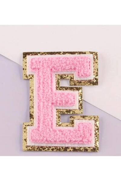 alisa E Harfi Termos Çanta Uyumlu Kendinden Yapışkanlı Harf