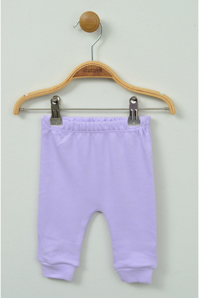 zubi baby & kids wear Cute Giraffe Patterned 100% Cotton Lilac Baby Set