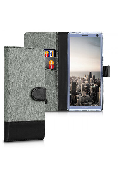 KWmobile Case for Sony Xperia 10 Plus, Textile, Gray, 48001.01