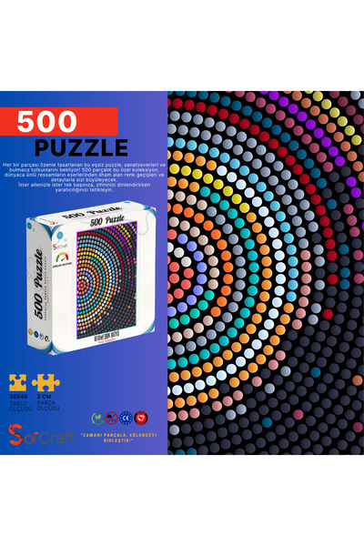 Soi Craft 500 Piece Puzzle Geometric Magic