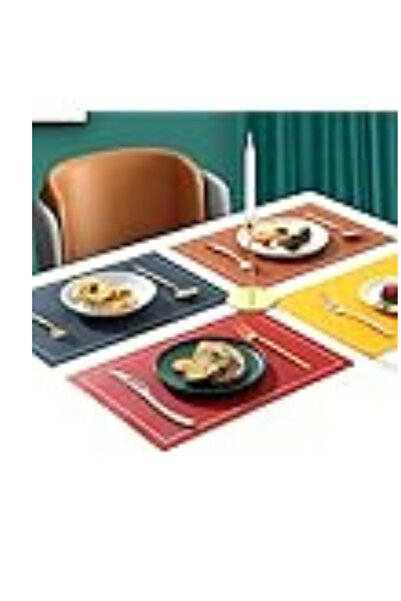 OEM Set of 4 leather table napkins 45 x 30 cm, premium quality