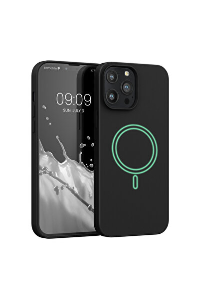 KWmobile Θήκη για Apple iPhone 13 Pro Max, Σιλικόνη, Μαύρη, 56561.01,