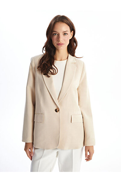 LC Waikiki Linen Blended Women's Blazer Jacket
