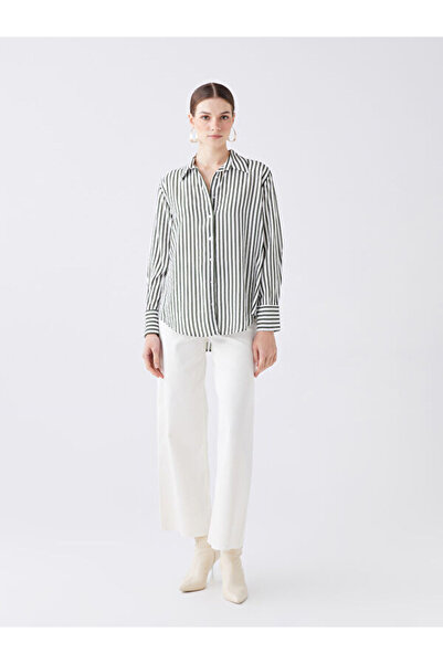 LC Waikiki Striped Long Sleeve Women's Shirt