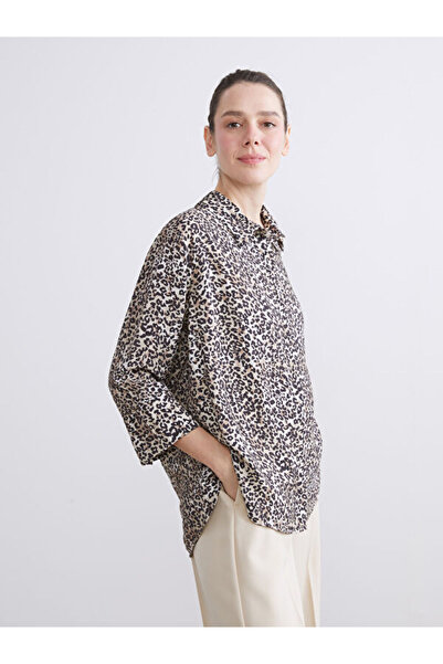 LC Waikiki Leopard Patterned Women's Shirt