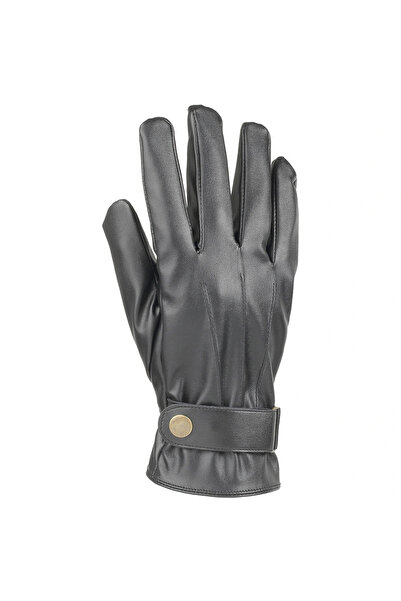 Genel Markalar MDB K202 Erkek Siyah Deri Eldiven