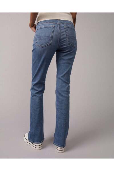 AMERICAN EAGLE AE Next Level Ripped Low-Rise Kick Bootcut Jean