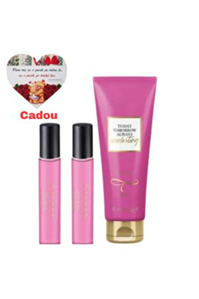 AVON Today TTA Everlasting Body Soufflé 125 ml + 2× Mini Eau de Parfum 10 ml + personalized heart
