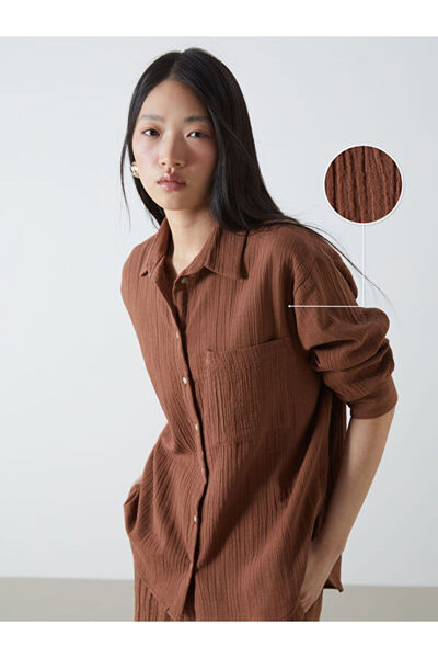 LC Waikiki Women's Textured Shirt