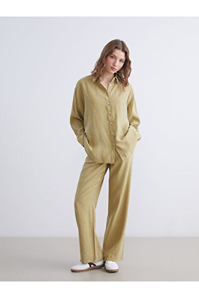 LC Waikiki Oversize Modal Blended Women's Shirt