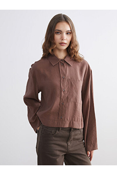 LC Waikiki Oversize Modal Mixed Γυναικείο Πουκάμισο