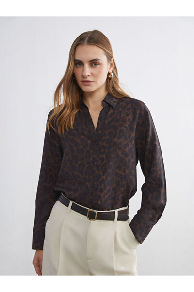 LC Waikiki Leopar Desenli Kadın Gömlek
