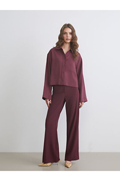 LC Waikiki Oversize Modal Blended Women's Shirt