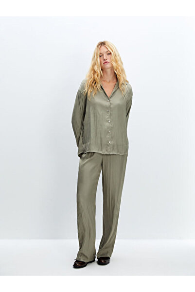 LC Waikiki Oversize Satin Women's Shirt