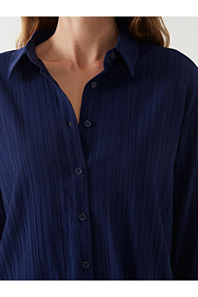 LC Waikiki Cămașă de damă oversize texturată