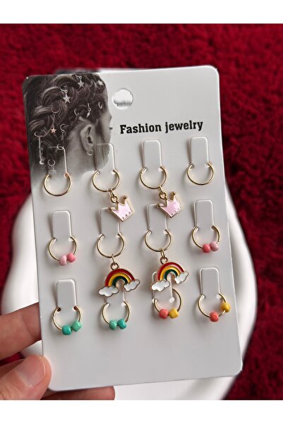 EliraToka FEMEI-FATĂ-COPIL-BEBE CUPIȚĂ DE PĂR ORNAMENTĂȚIȚĂ DE PĂR 1 CARD INE...