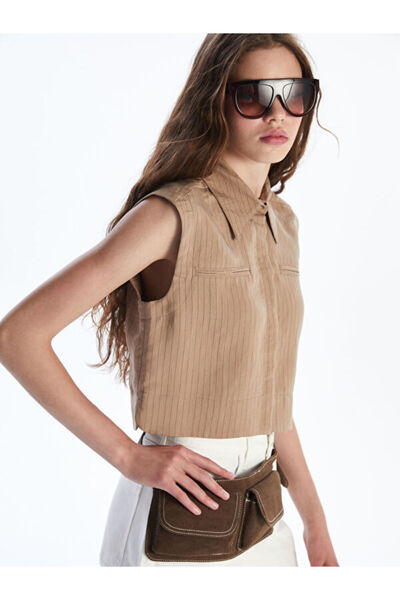 LC Waikiki Striped Modal Blend Women's Shirt