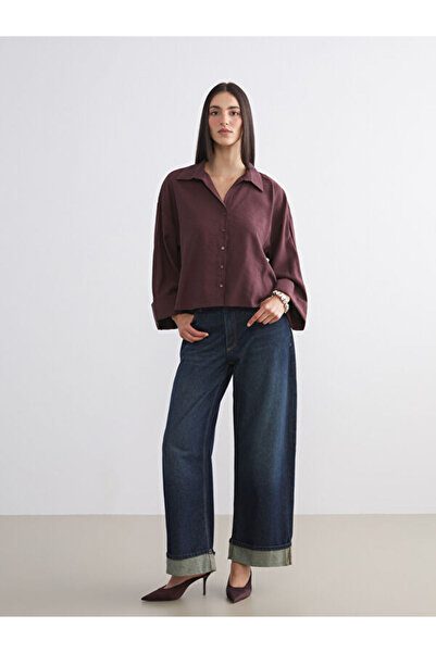 LC Waikiki Oversize Modal Blended Women's Shirt