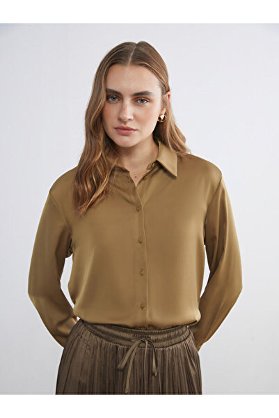 LC Waikiki Oversize Satin Women's Shirt