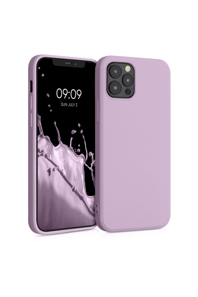 KWmobile Carcasă pentru Apple iPhone 12 / iPhone 12 Pro, silicon, violet, 538...