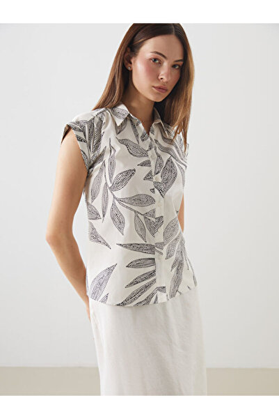 LC Waikiki Floral Poplin Women's Shirt