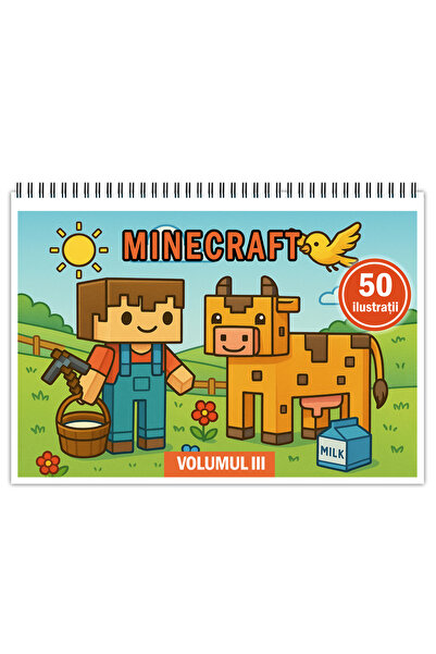 Legendary Gifts Coloring book, 50 Minecraft illustrations - Volume III, 106 pages, A5