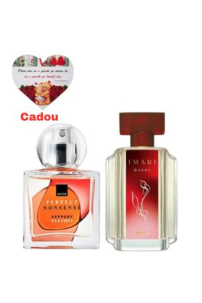 AVON Imari Queen Eau de Toilette 50 ml + Perfect Nonsense Peppery Peaches 50 ...
