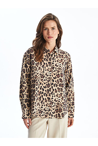 LC Waikiki Leopard Patterned Women's Shirt