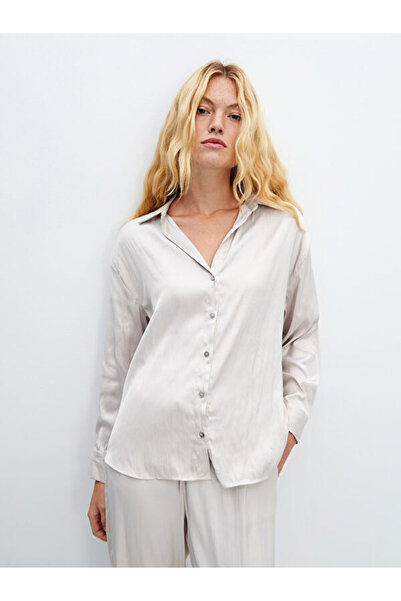 LC Waikiki Oversize Satin Women's Shirt