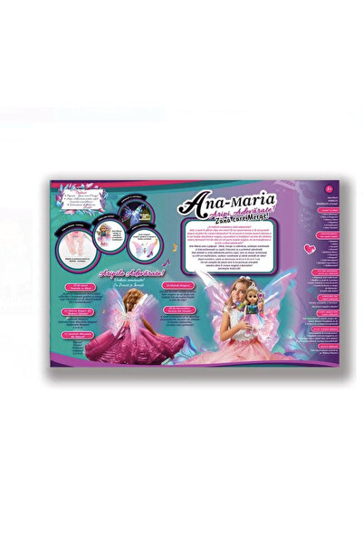 İDEA Interactive Ana Maria Fairy Doll that walks with real wings, 3+ years