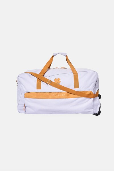 LUCKY BRAND Brand Logo Rolling DUffle Bag, Lavender