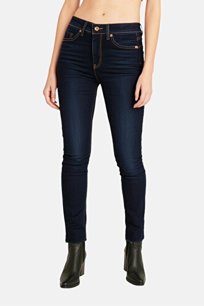 Levi's Women Skinny Fit Washed Denim Jeans, Blue