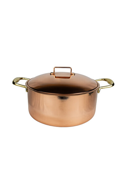 Cuvesta Handmade Thick 1.5mm Copper Pot Modern 23×12Cm-5Lt