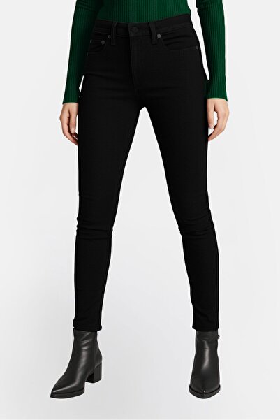 Levi's Women Skinny Fit Plain Stretchable 721 Jeans, Black