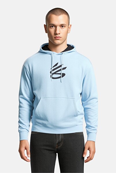 Under Armour Men Sportswear Fit Long Sleeve Outdoor Hoodie, Tuoquoise