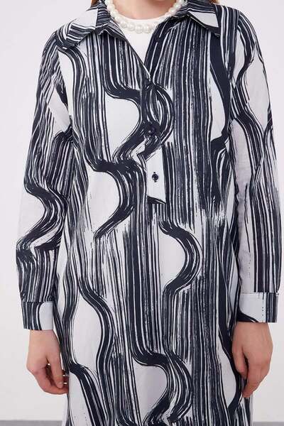 Levidor Μαύρη φούστα με βολάν, βαμβακερό φόρεμα χωρίς επένδυση