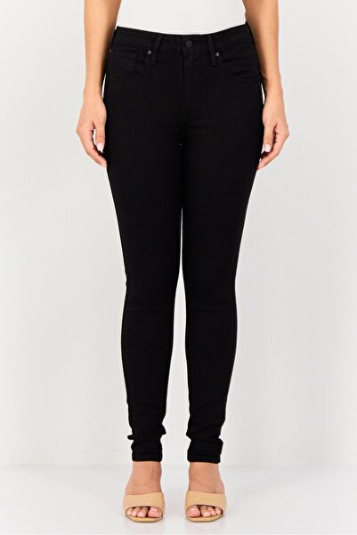 Levi's Women Regular Fit Solid Stretchable Denim, Black