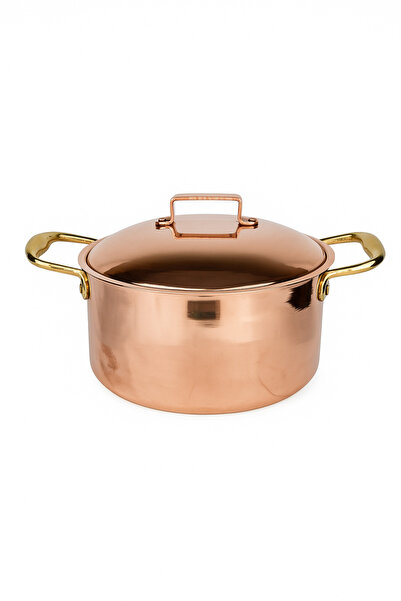 Cuvesta Handmade Thick 1.5mm Copper Kharne Pot 25×10cm