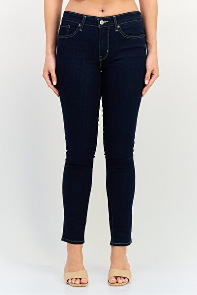 Levi's Women Skinny Fit Plain Stretchable Denim, Navy