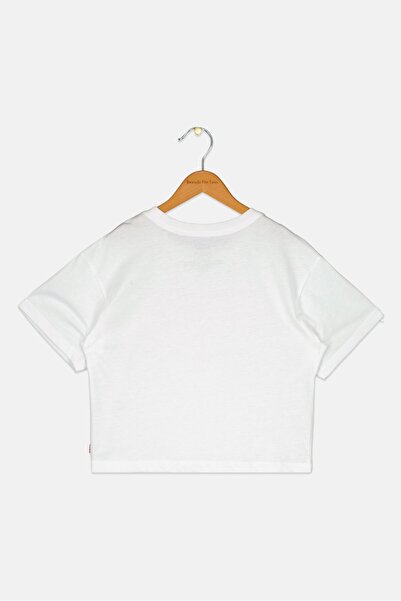 Levi's Kids Girl Short Sleeve Brand Logo T-Shirt, White